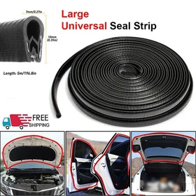 1/2set Door Edge Car Guard Trim Molding Protectors Strip 16ft U Shape Rubber Sea