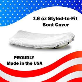 Boat Cover for AB INFLATABLES Boats Made-To-Order in USA Heavy-Duty Trailerable