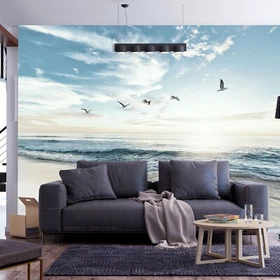 BEACH SEA Photo Wallpaper Non-woven (fleece)/Self-adhesive Foil b-B-10023-a-a