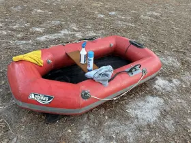 00197B393 ACHILLES Inflatable Raft Wood Seat Ach