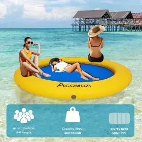 769310831895 ACOMUZI Water Hammock Inflatable Floating Dock #2