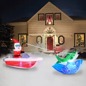 313021561581 AIRFLOWZ Boat Fishing Inflatable Christmas