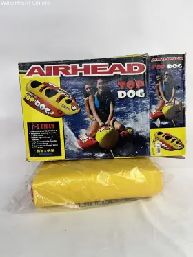 737826034321 AIRHEAD Top Dog Double Inflatable Boat Water