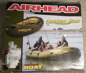 AHIBF06 AIRHEAD Angler Bay Person Inflatable Fishing Boat #2