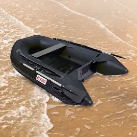 BTSDSL250BK ALEKO Inflatable Fishing Boat Prs Slide Slat