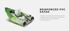 BE-412 AQUA MARINA Recreational Inflatable Kayak Paddles #3