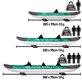 LA-320-22 AQUA MARINA Kayak Inflatable Paddle #2