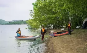 ME-390 AQUA MARINA Touring Inflatable Kayak Paddles #2