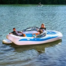 X0037HI9ST AQUAYAM Person Inflatable Boat Hovercraft Pool