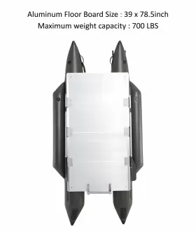 605621357795 AQUOS Fm Inflatable Fishing Pontoon #2