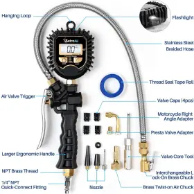 TIG250B ASTROAI Digital Tire Inflator Air Chuck Compressor #3