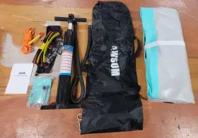 101560607 AWSUM Inflatable Floating Dock Air Platform Island
