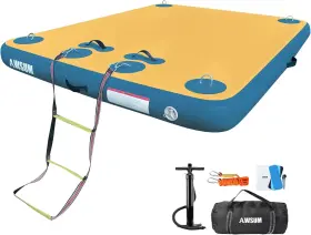 705353779909 AWSUM Inflatable Floating Dock Air Platform Slip
