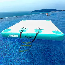 768434225870 AWSUM Inflatable Floating Dock Air Platform #2