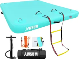768443551984 AWSUM Inflatable Floating Dock Air Platform