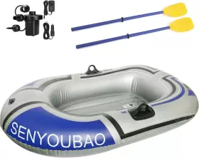 696594132779 BESTHLS Inflatable Boat Swimming Pool