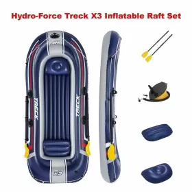 61110E BESTWAY Hydro Force Inflatable Boat Raft Set Kids