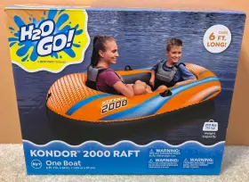 61140E BESTWAY Go Kondor Inflatable Boat Water Pool Raft