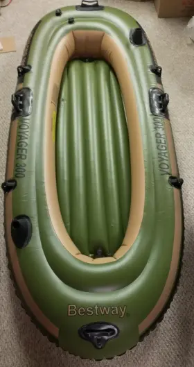 65051 BESTWAY Voyager Inflatable Fishing Boat Raft