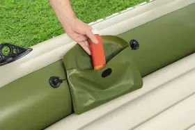 65156E BESTWAY Hydro Force Inflatable Raft Set Boat Cream #2
