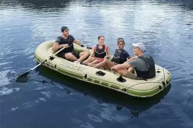 65156E BESTWAY Hydro Force Inflatable Raft Set Boat Cream #3