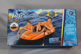 821808013326 BESTWAY Go Kondor Inflatable Boat Set Oars Pump