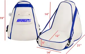 445051850809 BOATS Deluxe Inflatable Kayak Seat Paddling #2