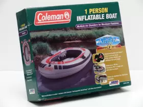 5998A910 COLEMAN Person Inflatable Boat Up Circa