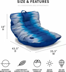 2270649A COMFORT RESEARCH Roma Float Double Mesh Shaka Stripe #3