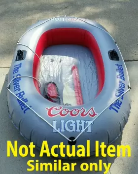 1-KK54CL COORS LIGHT Bullet Float Boat Raft Paddles Pump