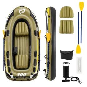 146330346488 COSTWAY Inflatable Boat Fishing Raft Set Kid
