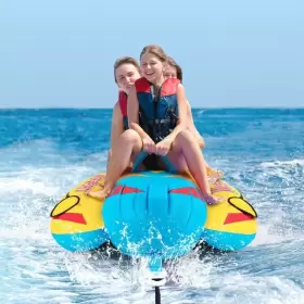 NP11601 COSTWAY Adventure Inflatable Banana Boat Padded Eva #3
