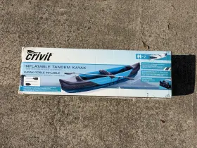 311073 CRIVIT Inflatable Person Kayak Oars Kg Limit