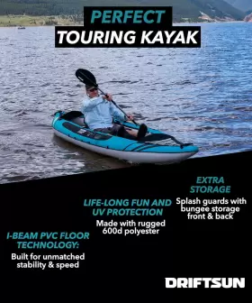 313035375372 DRIFTSUN Almanor Inflatable Kayak Touring Person #2