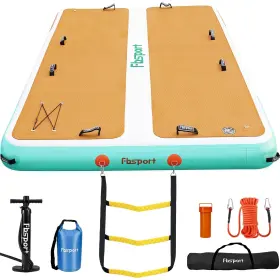 941418098651 FBSPORT Inflatable Floating Dock Swim Platform
