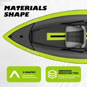 313053954986 FUNWATER Inflatable Fishing Kayak Fabric Cover #3