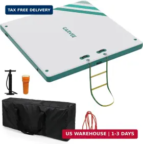 PSS-334Q GARVEELIFE Inflatable Floating Dock Air Platform Wi