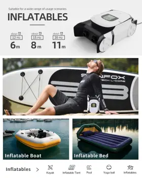 Air-pump GICLE Paddle Board Auto Function Dual Motor Sup #3