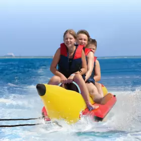 HCST02075 GOPLUS Inflatable Banana Boat Boating Water Sports #3