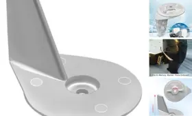 BMTT0817 HZ MARINE Boat Motor Tab Anode Mercury Mariner Force