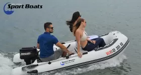 SB-300 INFLATABLE SPORT BOATS Shark Floor Dinghy Fishing Boat #3