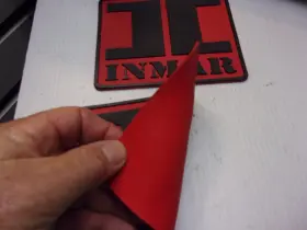 380-TS INMAR Inflatable Boat Glue Rubber Name Plate #2