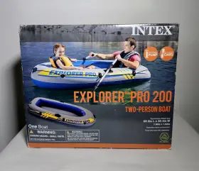 078097310517 INTEX Explorer Pro Inflatable Person Boat Round