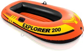 078257314737 INTEX Explorer Inflatable Boat Dual Air Chambers