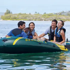 078257315048 INTEX Person Inflatable Boat Set Pump Oars