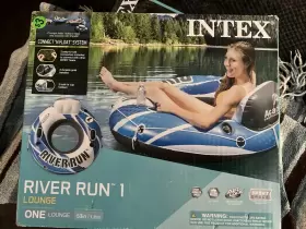 078257568291 INTEX River Lounge Raft Connect Float #3