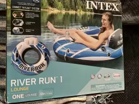 078257568291 INTEX River Lounge Raft Connect Float