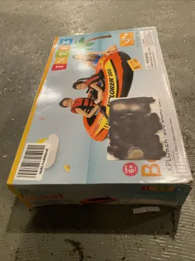 Ieap INTEX Explorer Inflatable Person River Raft Boat Set #2
