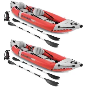 2X68309EP INTEX Excursion Pro Inflatable Kayak Oars Pump