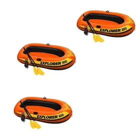 3X58332EP INTEX Explorer Inflatable Fishing Raft Pool Boat